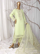 Romosh Embroidered Organza 3 Piece Stitched Suit RNPC25FE D-222-GRN